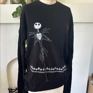 Black Graphic Men Sweater